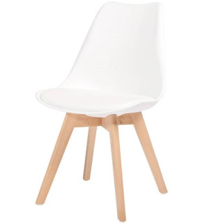 Krzesło plastikowe białe
