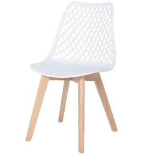 Krzesło białe ażurowe