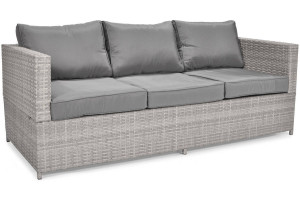 Sofa ogrodowa z technorattanu 3-osobowa- MALWA