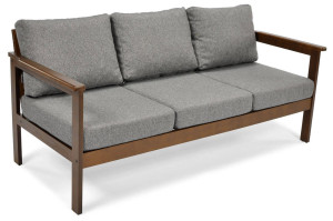 Sofa trzyosobowa drewniana na taras ELLA