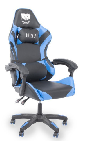 Grizzly ONE Fotel Gamingowy - czarno-niebieski