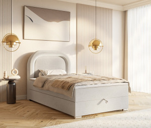 Łóżko kontynentalne BELLA 120x200 z materacem