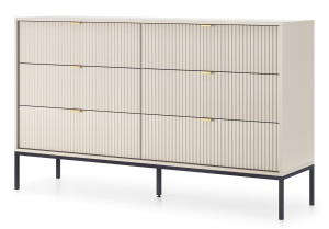 NEW komoda ryflowana KS154 kaszmirowa