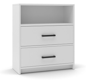 BIAŁA KOMODA 80 cm z SZUFLADAMI DO SALONU