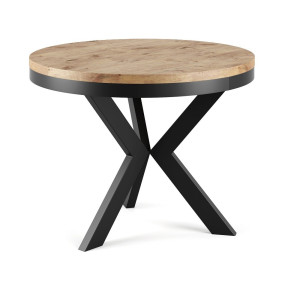 LAVI Stół okrągły loft 100/138 cm