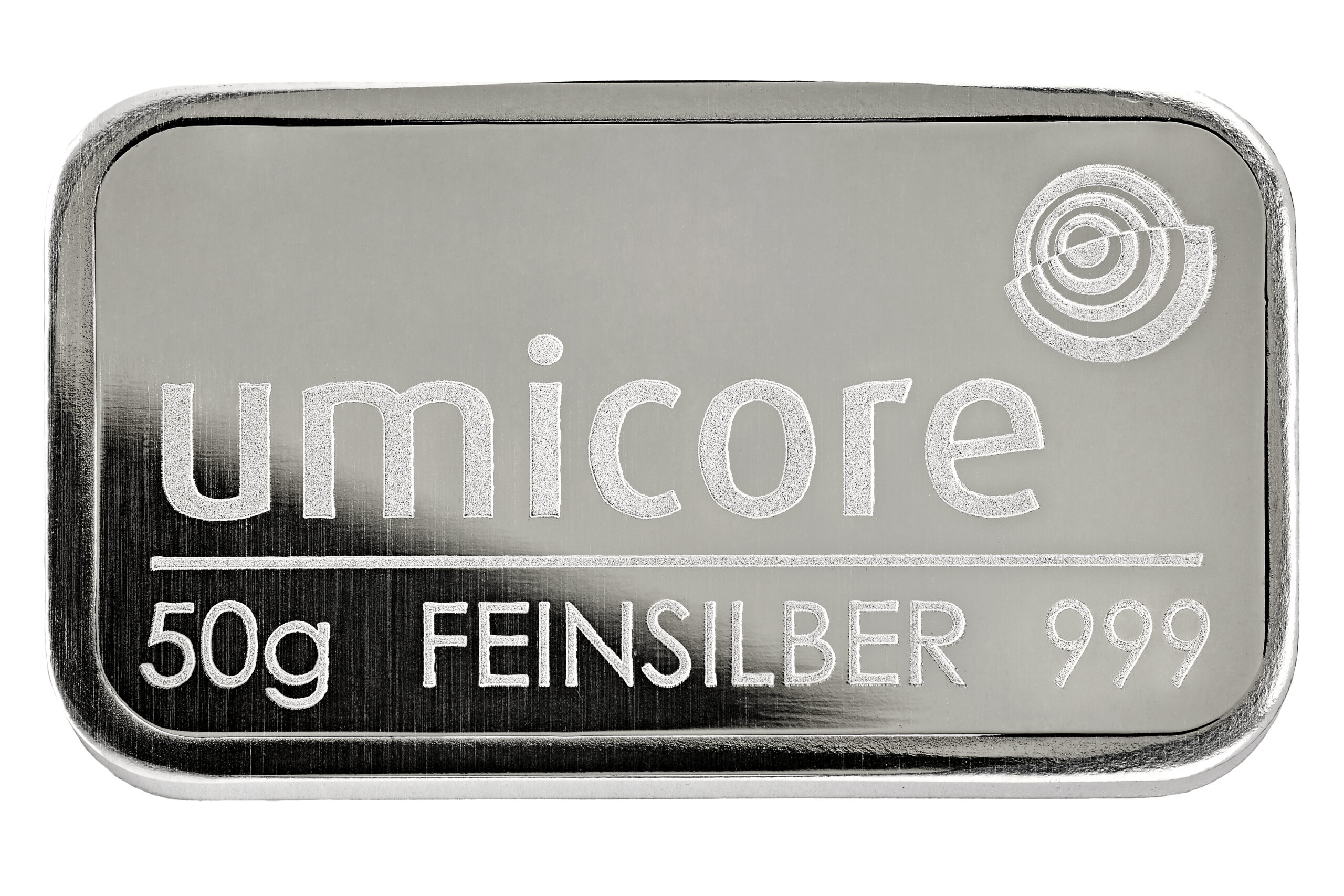 Umicore sølvbarre 50g