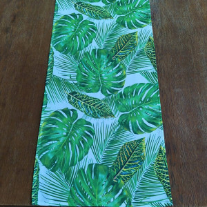 Bieżnik 40x140 zielona monstera