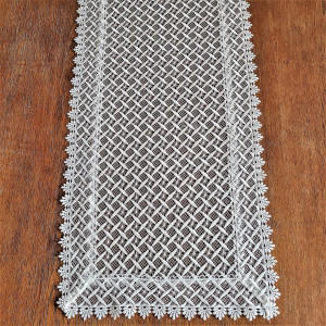 Gipiurowy bieżnik 40x85 w kolorze kremowym
