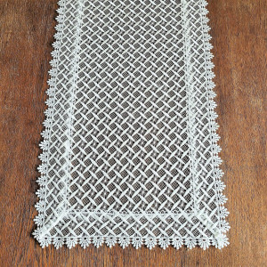 Gipiurowy bieżnik 40x85 w kolorze białym