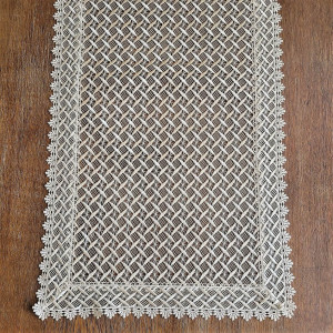 Gipiurowy bieżnik 40x90 w kolorze złotym