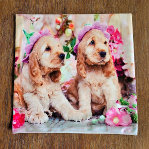 Poszewka dekoracyjna Spaniele