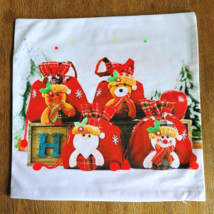 Bożonarodzeniowa poszewka dekoracyjna Świąteczne podarunki