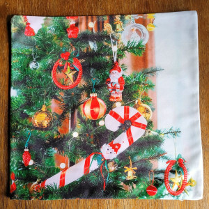 Bożonarodzeniowa poszewka dekoracyjna Choinka