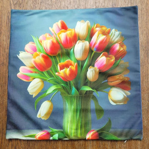 Poszewka dekoracyjna Tulipany