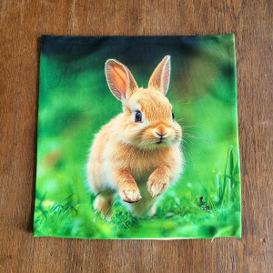 Wielkanocna poszewka dekoracyjna Brązowy zajączek