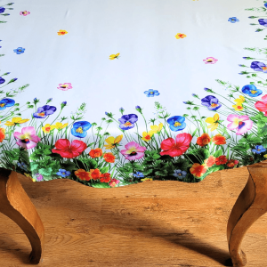 Obrus owalny 110x160 bratki