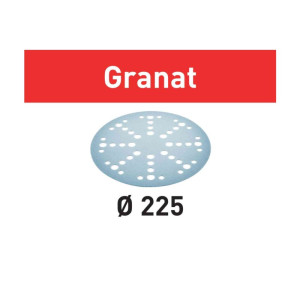 499637 Papier ścierny GRANAT LHS Ø225 - Ziarnistość P100