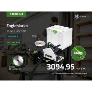 Zagłębiarka TS 55 FEBQ-Plus w zestawie promocyjnym