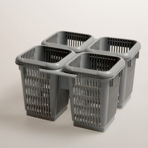 Besteckbehälter "4 Fächer" aus Polypropylene