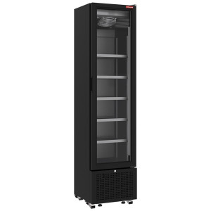 Positive Kühlvitrine 221 Liter SCHWARZ
