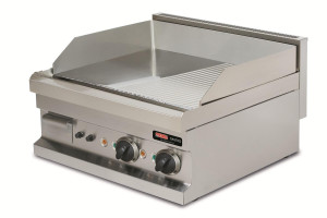 Elektro Bratplatte - Glatt+Gerillt - 9,6 kW