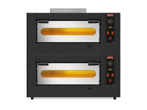Gas Pizzaofen Classic / 9+9x30cm / Breit / 48 kW