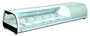 Sushi Vitrine / 62 Liter / 6  x  1/3 GN