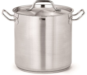 Gemüsetopf Hoch Edelstahl + Deckel Ø20 6,3L