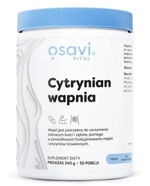 Osavi - Cytrynian Wapnia, Proszek, 240g