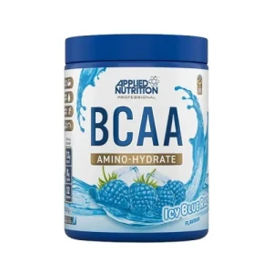 Applied Nutrition - Aminokwasy, BCAA Amino-Hydrate, Icy Blue Raz, Proszek 450g
