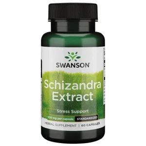 Swanson - Schizandra (Cytryniec Chiński), 500mg, 60 kapsułek