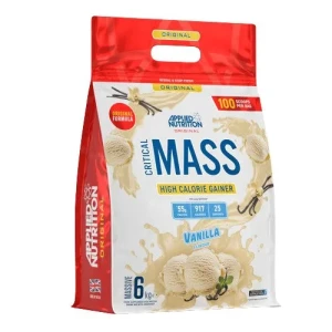 Applied Nutrition - Gainer, Critical Mass, Wanilia, Proszek, 6000g