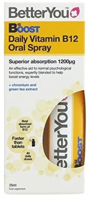 BetterYou - Boost B12 Oral Spray, 25 ml