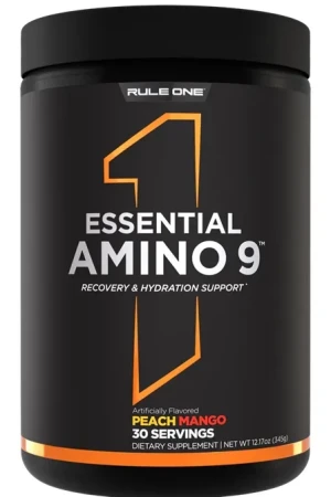 Rule One - Essential Amino 9, Aminokwasy, Brzoskwinia Mango, Proszek, 345g