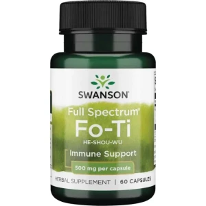 Swanson - Fo-Ti (He-Shou-Wu), 500mg, 60 kapsułek