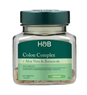 Holland & Barrett - Colon Complex + Aloe Vera & Botanicals, 60 tabletek