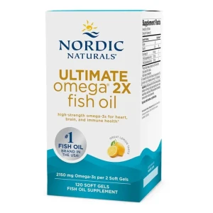 Nordic Naturals - Ultimate Omega 2X, 2150mg, Cytryna, 120 kapsułek miękkich