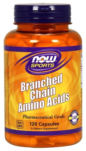 NOW Foods - Aminokwasy BCAA, 120 kapsułek