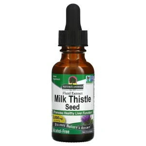 Nature's Answer - Ostropest Plamisty, Milk Thistle, Płynny Ekstrakt, 30 ml.