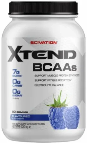 Xtend - Aminokwasy, BCAA, Blue Raspberry, Proszek 1296g
