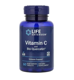 Life Extension - Witamina C + Bio-Quercetin, 60 tabletek wegetariańskich
