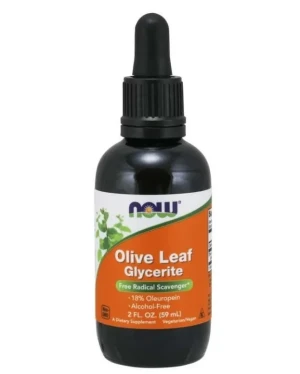 NOW Foods - Glicerol z Liścia Oliwnego, Płyn,  60ml