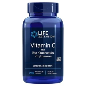 Life Extension - Witamina C i Bio-kwercetyna, 250 tabletek wegetariańskich
