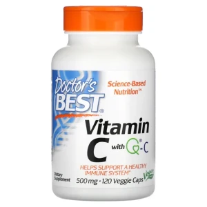 Doctor's Best - Witamina C Quali-C, 500mg, 120 vkaps