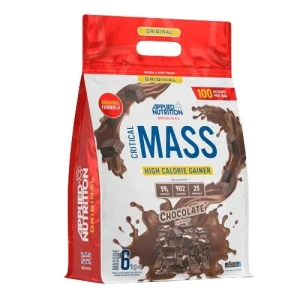 Applied Nutrition - Gainer, Critical Mass, Czekoladowy, Proszek, 6000g