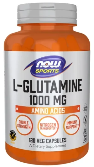 NOW Foods - L-Glutamina,1000mg, 120 kapsułek