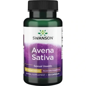 Swanson - Avena Sativa Ekstrakt, 575mg, Maksymalna Moc, 60 kapsułek