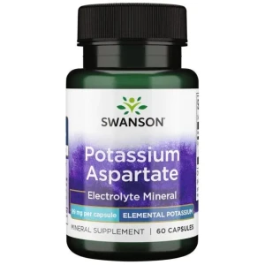 Swanson - Asparaginian Potasu, 99mg, 60 kapsułek