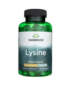 Swanson - L-Lizyna, 500mg, 100 kapsułek