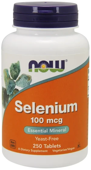 NOWFoods - Selen, 100 μg, 250 tabletek